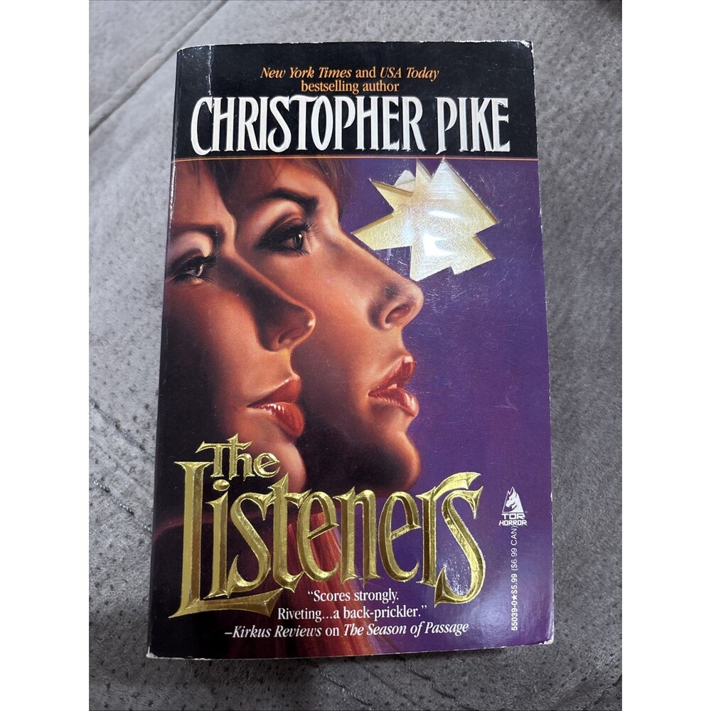 Christopher Pike The Listeners 1995 Tor Horror 1st Edition 1st Print Paperback